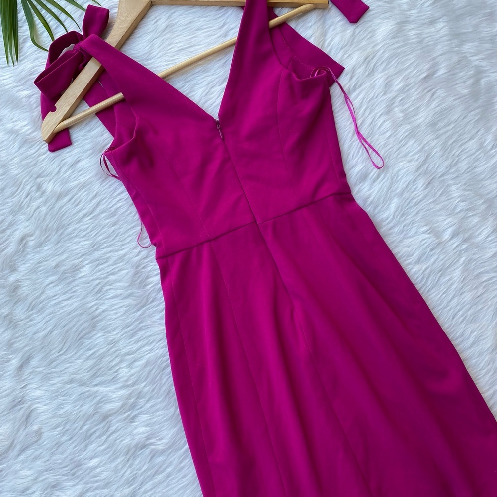 🌻EXPRESS hot pink mini dress. - Picture 6 of 7